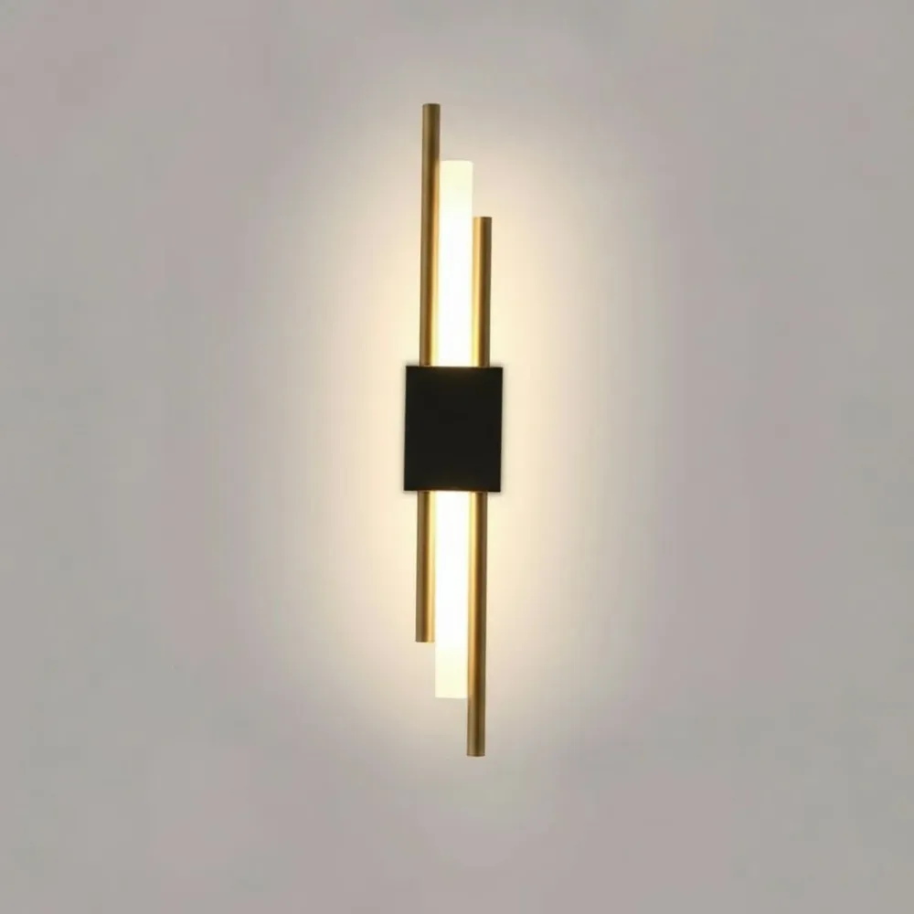 COPERLINE – Moderne LED-wandlamp van metaal & acryl met 3 lichtkleuren Cozey Maison