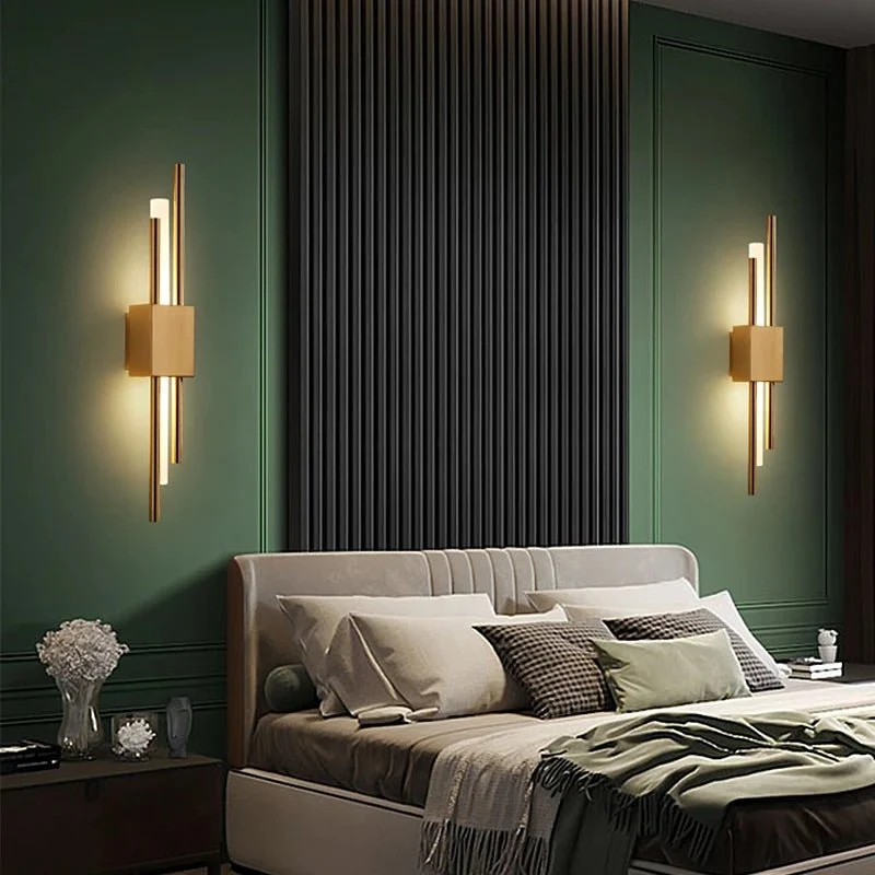 COPERLINE – Moderne LED-wandlamp van metaal & acryl met 3 lichtkleuren Cozey Maison