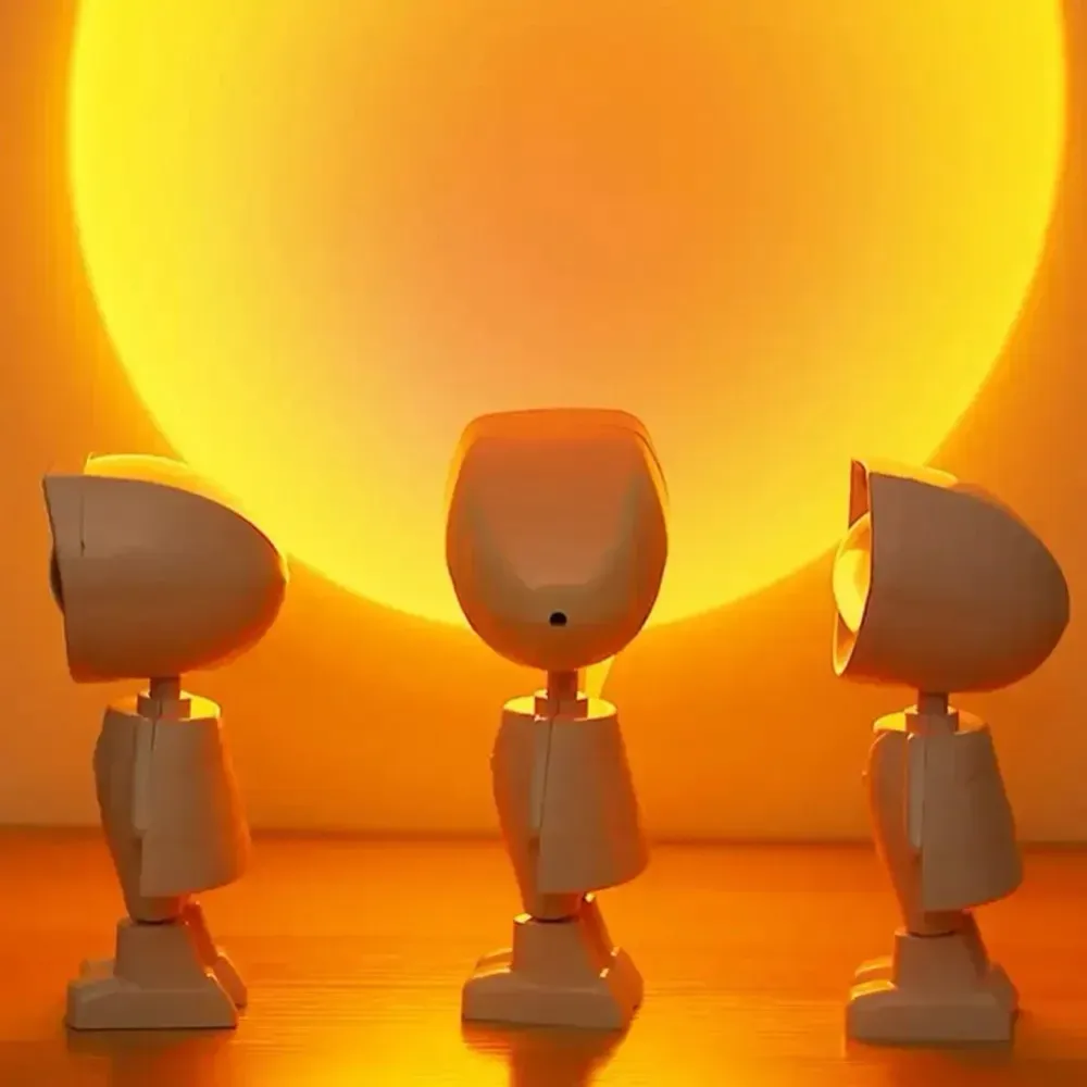 COSMONIX – Astronautenrobot Regenbooglamp met herlaadbare sfeerverlichting Cozey Maison