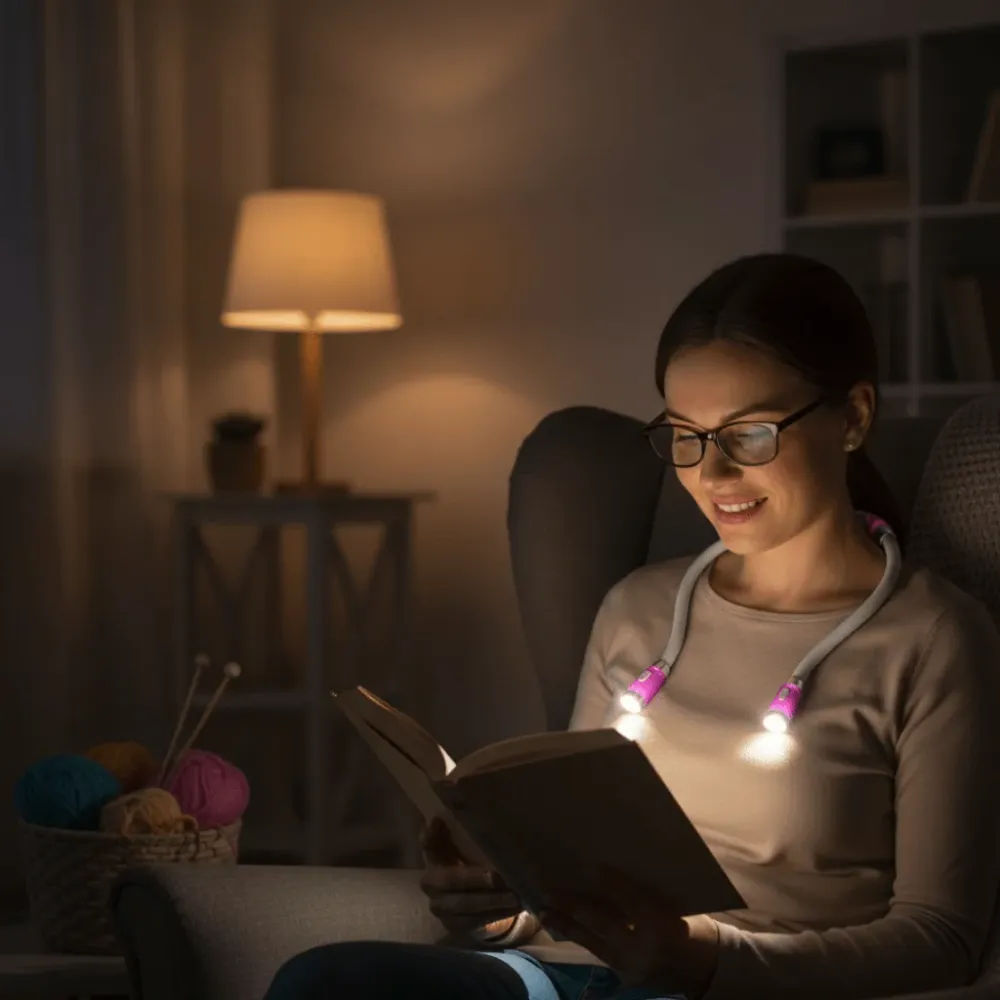 FLEXIGLOW – LED-neklamp voor breien en haken Cozey Maison