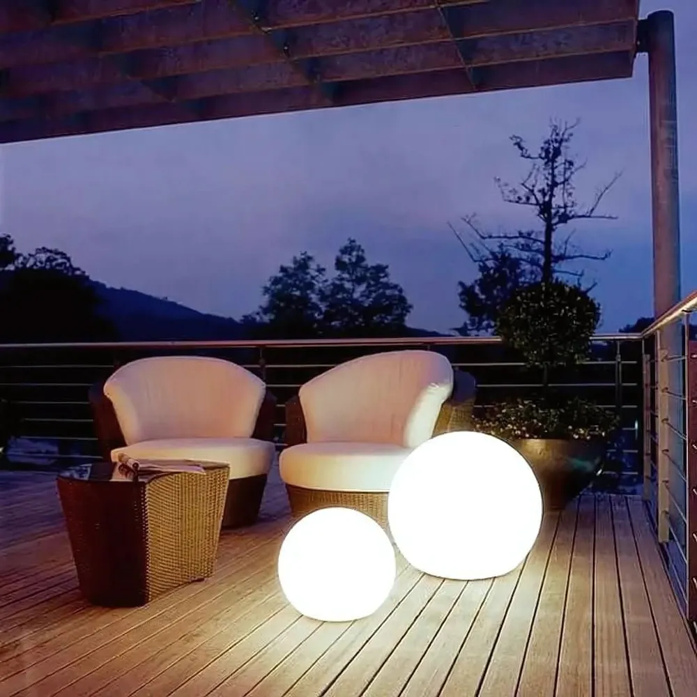 GLOWGLOBE – Waterdichte LED-bolvormige lamp met kleurwissel voor binnen en buiten Cozey Maison