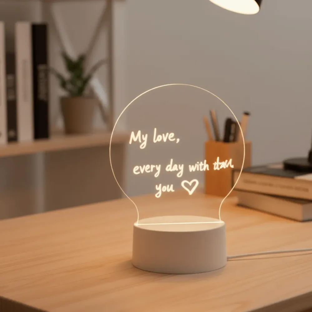 GLOWSIGN – Verlicht bord met droog uitwisbare stift Cozey Maison