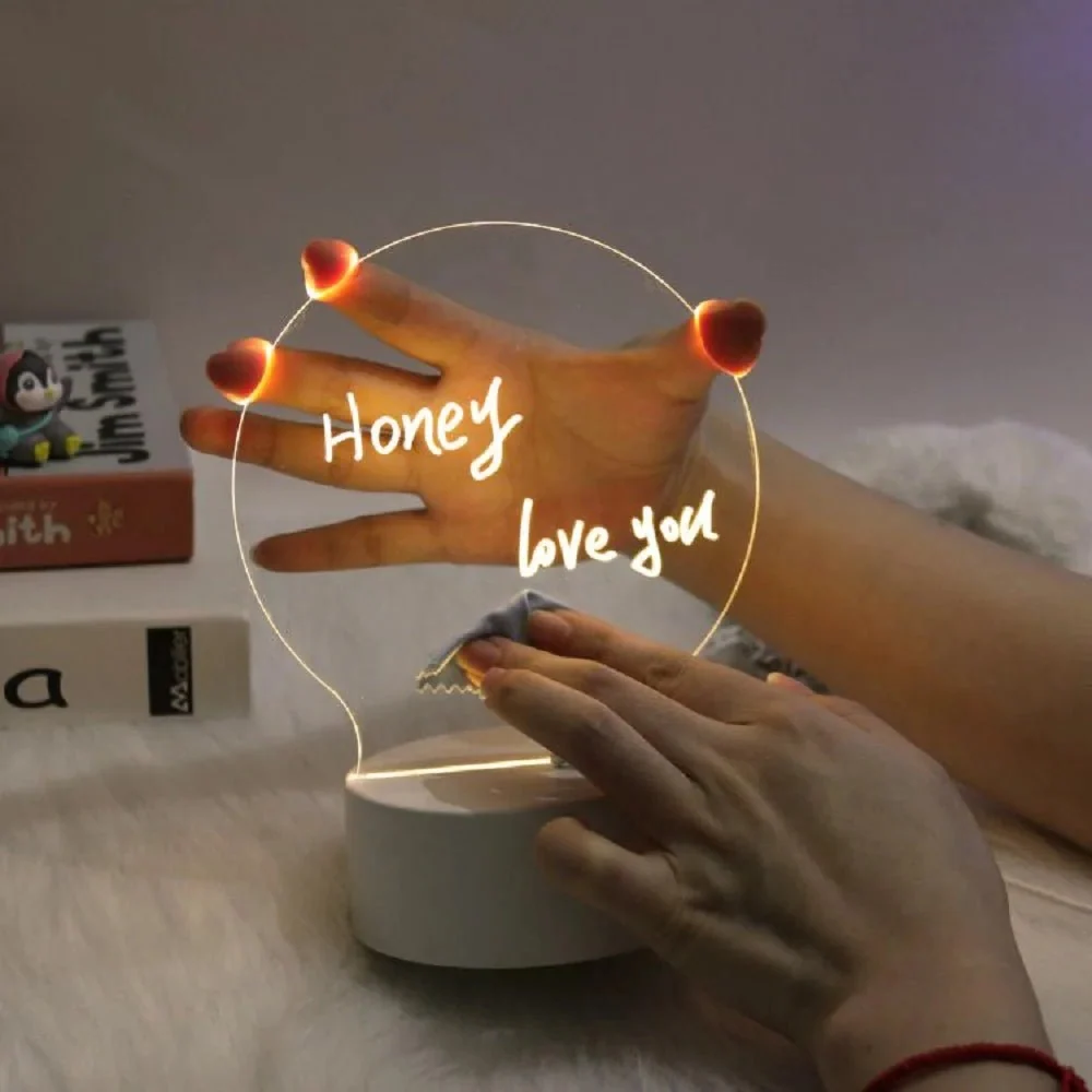 GLOWSIGN – Verlicht bord met droog uitwisbare stift Cozey Maison