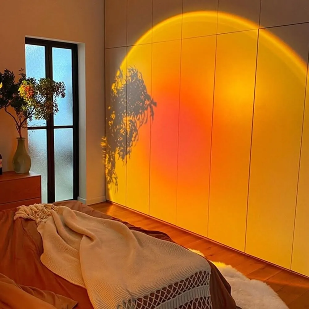 GOLDEN GLOW – Sunset-lamp voor sfeervolle verlichting binnenshuis Cozey Maison
