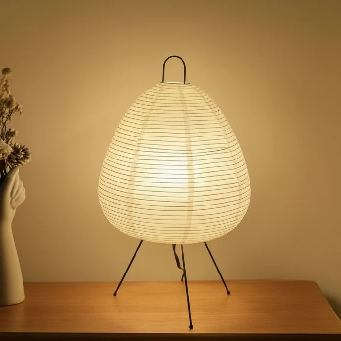 LUMIRICE – Elegante tafellamp van rijstpapier Japans design Cozey Maison