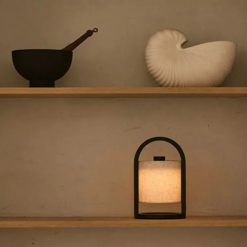 LUMIWOOD - LED-tafellamp – Draadloos, 3 lichtstanden & accu tot 100 uur Cozey Maison