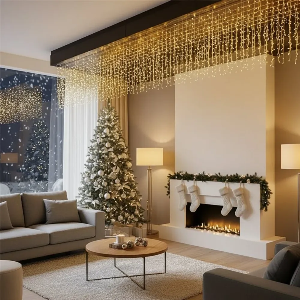 LUSTROLUX – 5 m LED-lichtsnoer met 8 modi voor binnen- en buitengebruik Cozey Maison
