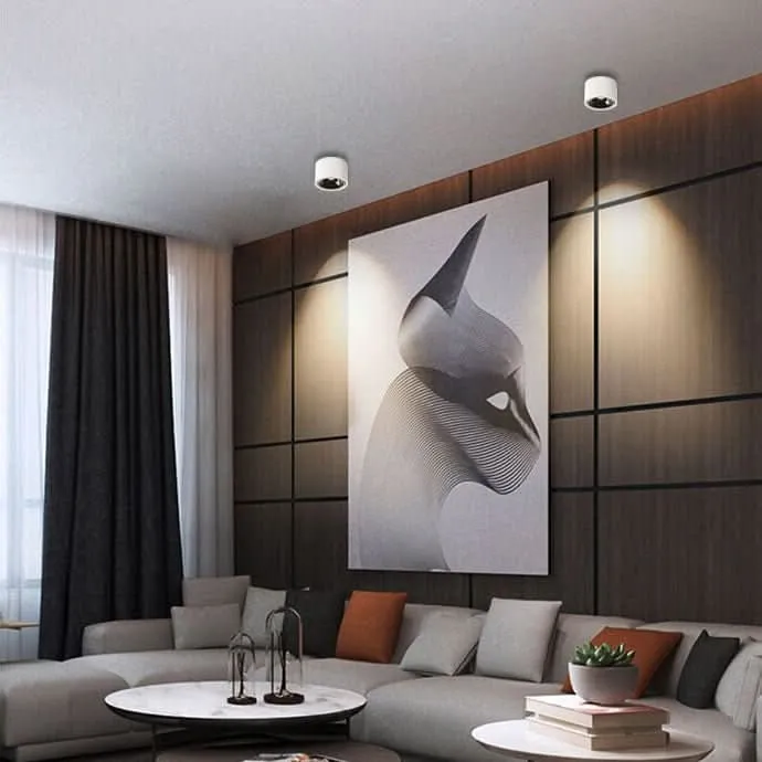 MINISPOT LED – Minimalistische plafondlamp met verstelbare lichtspot Cozey Maison