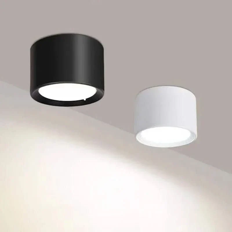 NORDICGLOW – Moderne LED-plafondlamp zwart & wit Cozey Maison