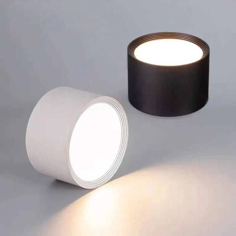 NORDICGLOW – Moderne LED-plafondlamp zwart & wit Cozey Maison