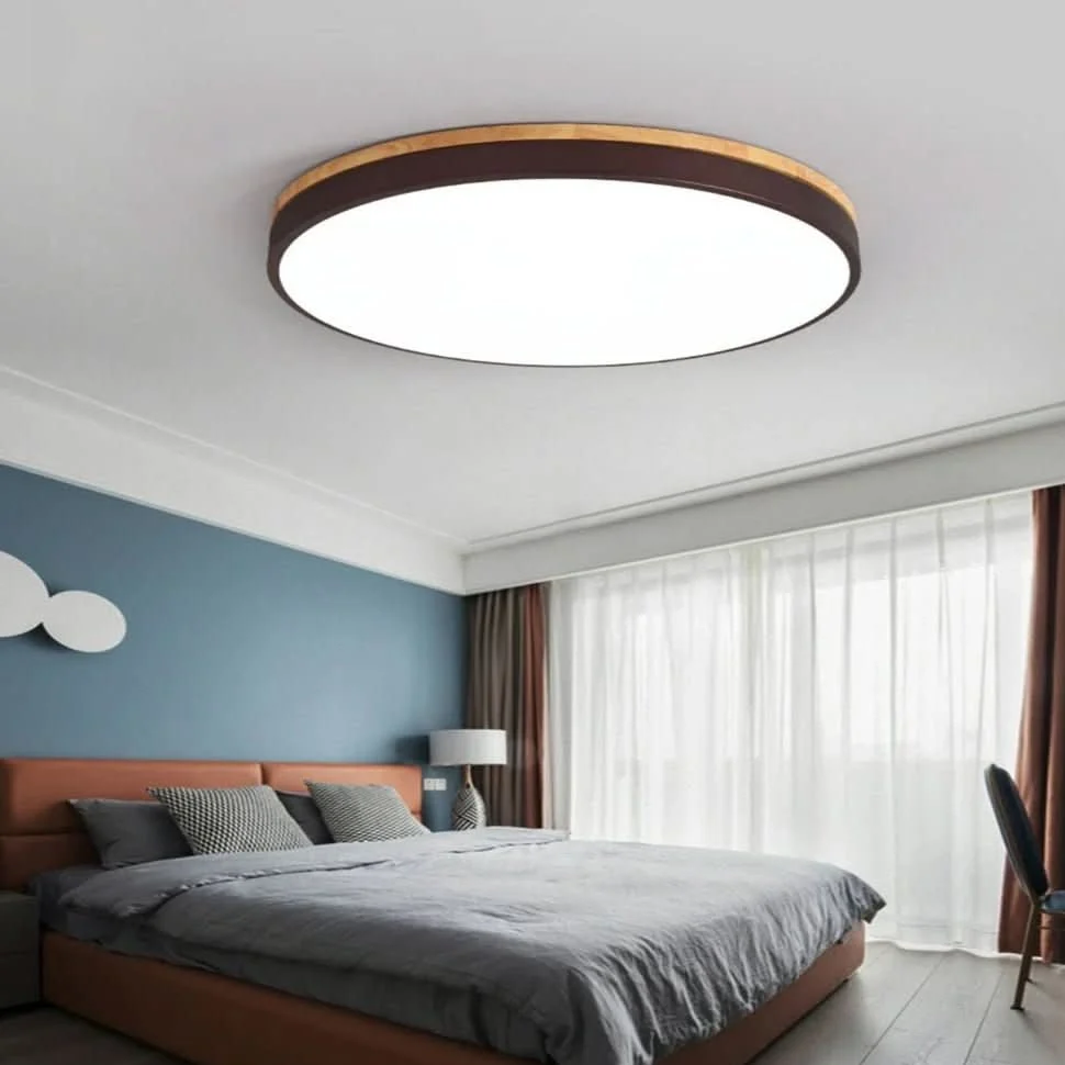 NORDLUMINA LIGHT – Moderne plafondlamp van natuurlijk hout voor elke kamer Cozey Maison