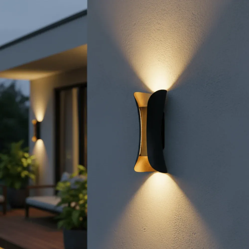 ORR CURVED – Gebogen LED buitenwandlamp met IP65-bescherming Cozey Maison