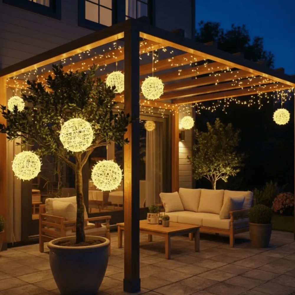 PATIOLUX – Elegante LED-lichtbol voor stijlvolle balkon- & terrasambiance Cozey Maison