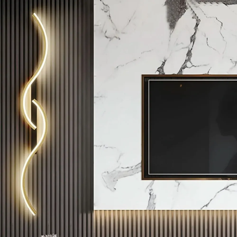 SCHWUNG – Moderne gebogen LED-wandlamp met dynamisch ontwerp Cozey Maison