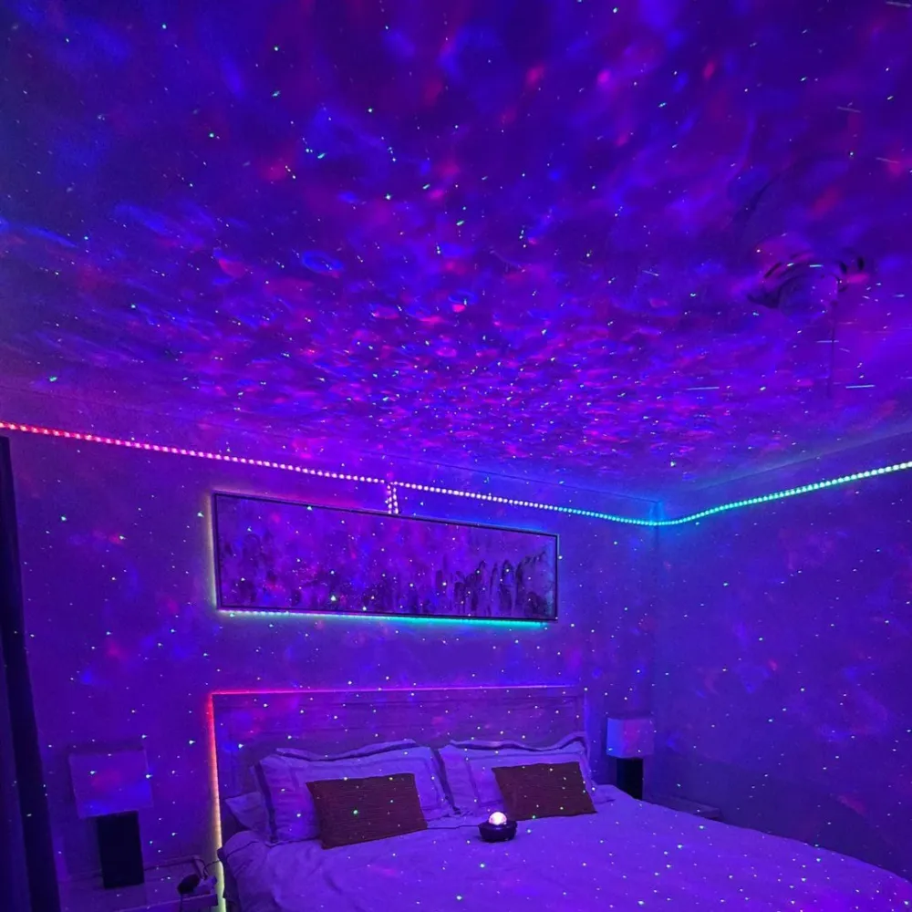 SKYRION – Draagbare Galaxy-projector met Bluetooth-luidspreker en afstandsbediening Cozey Maison