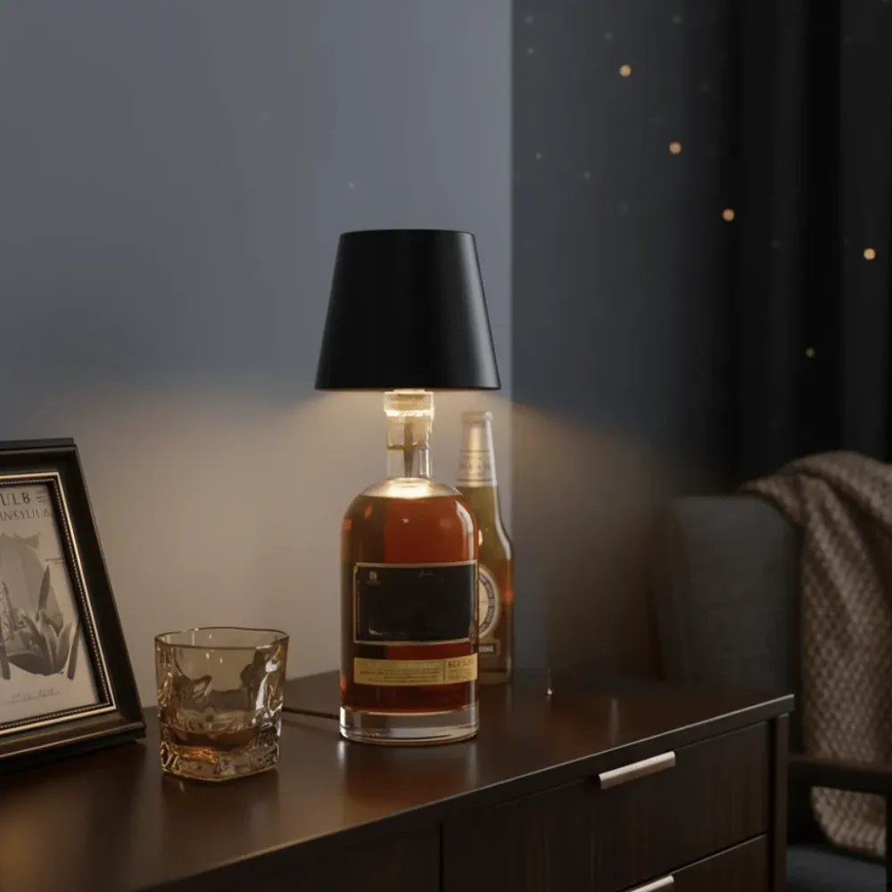 VINOBRIGHT – Dimbare LED-tafellamp met 3 kleurmodi en USB-oplading Cozey Maison