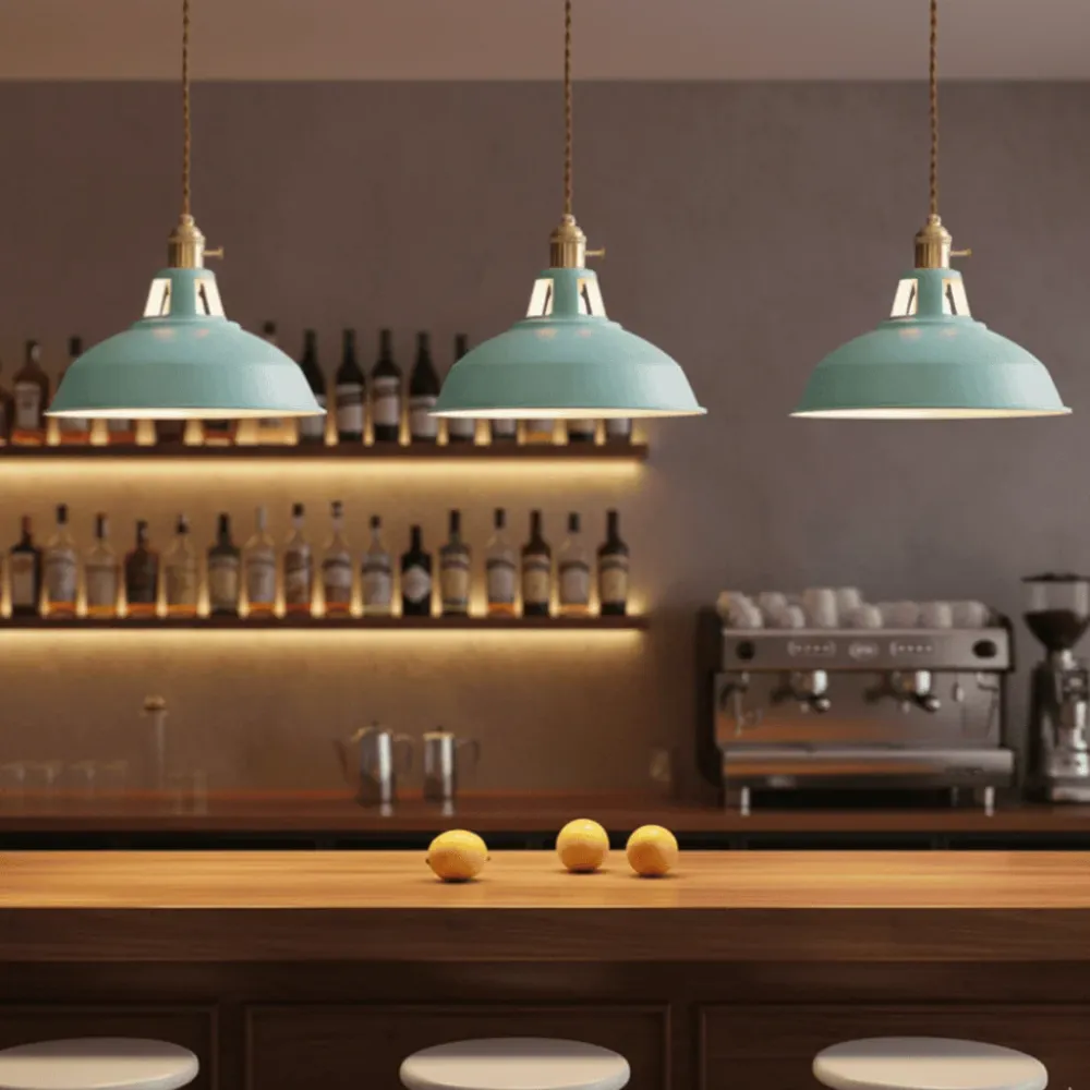 VINTILIGHT – Retro stalen schuur hanglamp voor eetkamers en loftinterieurs Cozey Maison