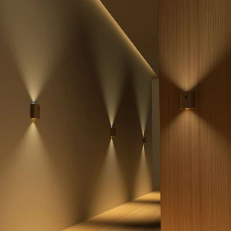 WOODSENSE – Houten lamp met bewegingssensor en oplaadbare batterij Cozey Maison