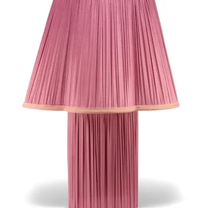 Doing Goods Myra Lamp Fuchsia - Groot 18 x 40 x 57 cm - Zijde/ Viscose