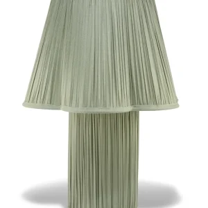Doing Goods Myra Lamp Saliegroen - Groot 18 x 40 x 57 cm - Zijde/ Viscose