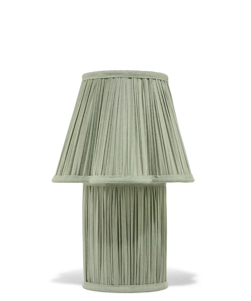 Doing Goods Myra Lamp Saliegroen - Klein 14 x 30 x 36 cm - Zijde/ Viscose
