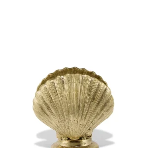 Doing Goods Scarlett Schelp Accent Lamp - 13 x 11 x 21 cm - Messing