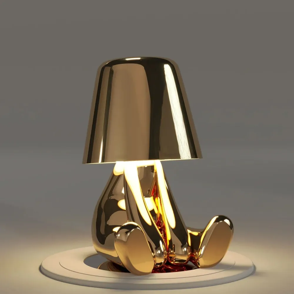 Draadloze Oplaadbare Tafellamp met Touch Dimfunctie en Elegant Design
