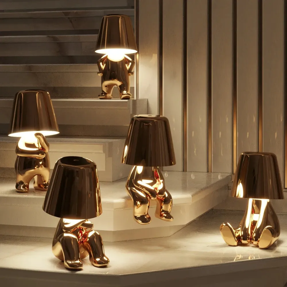 Draadloze Oplaadbare Tafellamp met Touch Dimfunctie en Elegant Design