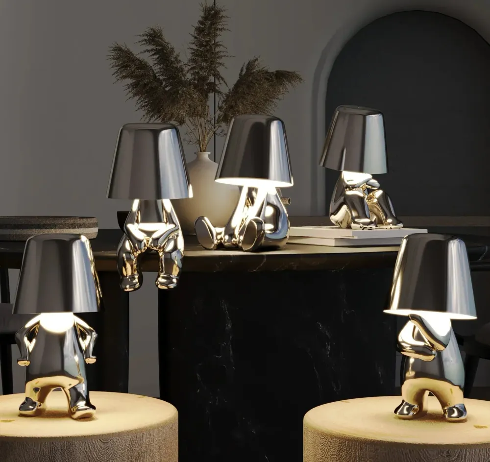Draadloze Oplaadbare Tafellamp met Touch Dimfunctie en Elegant Design
