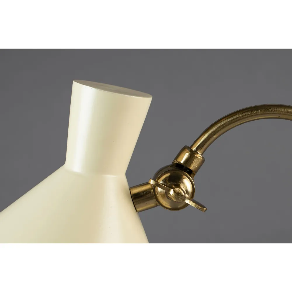 Dutchbone Gaia Tafellamp/ Bureaulamp Ivoor