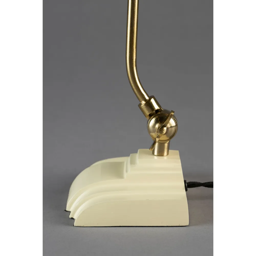 Dutchbone Gaia Tafellamp/ Bureaulamp Ivoor
