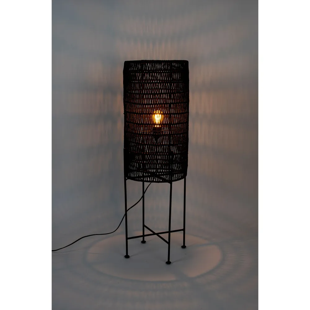 Dutchbone Kari Vloerlamp/ Staande lamp Zwart