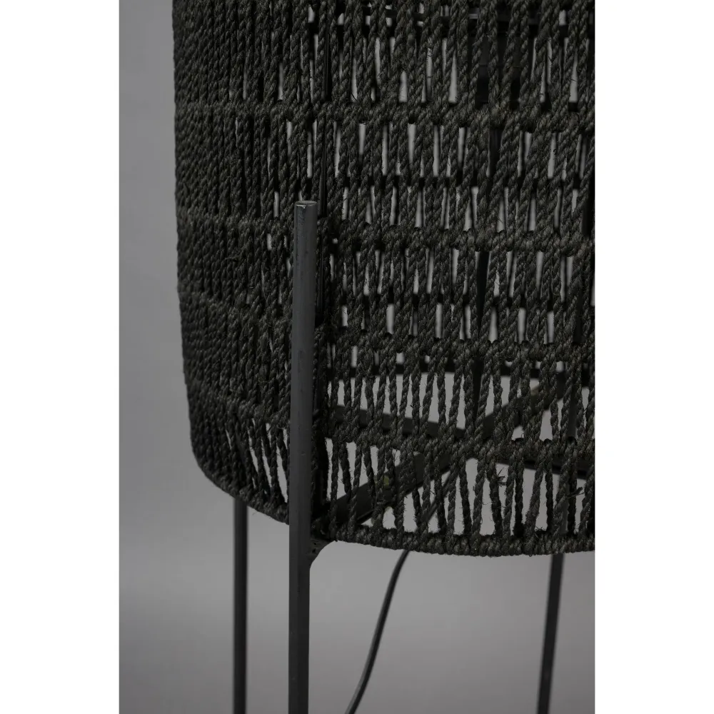 Dutchbone Kari Vloerlamp/ Staande lamp Zwart