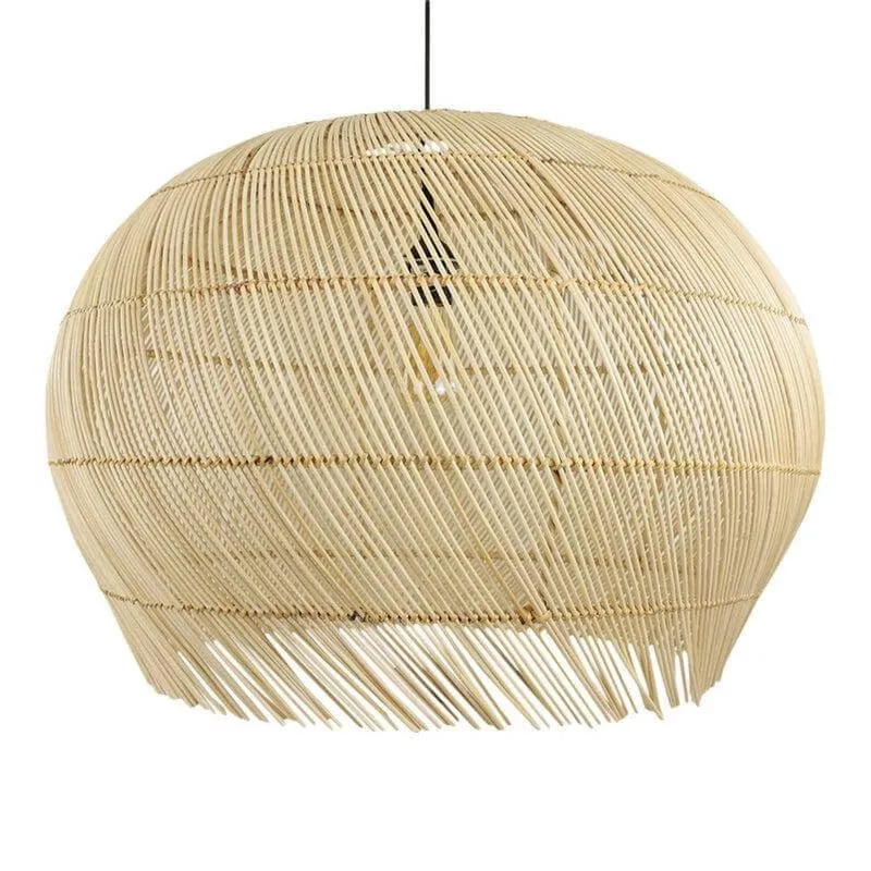 Rotan hanglamp Louise 70 cm Earthware