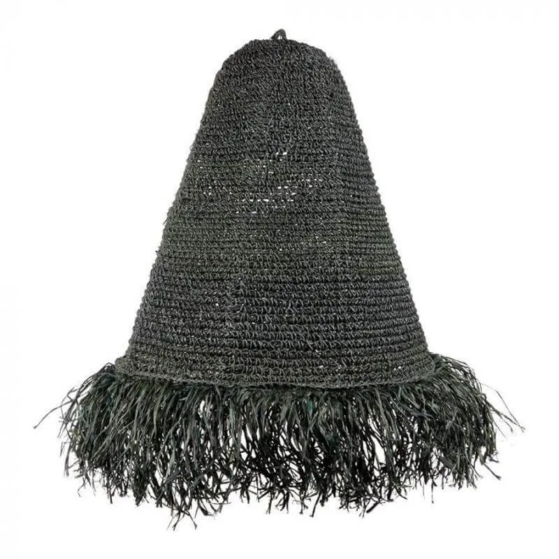 Zeegras lampenkap Mojo zwart Earthware