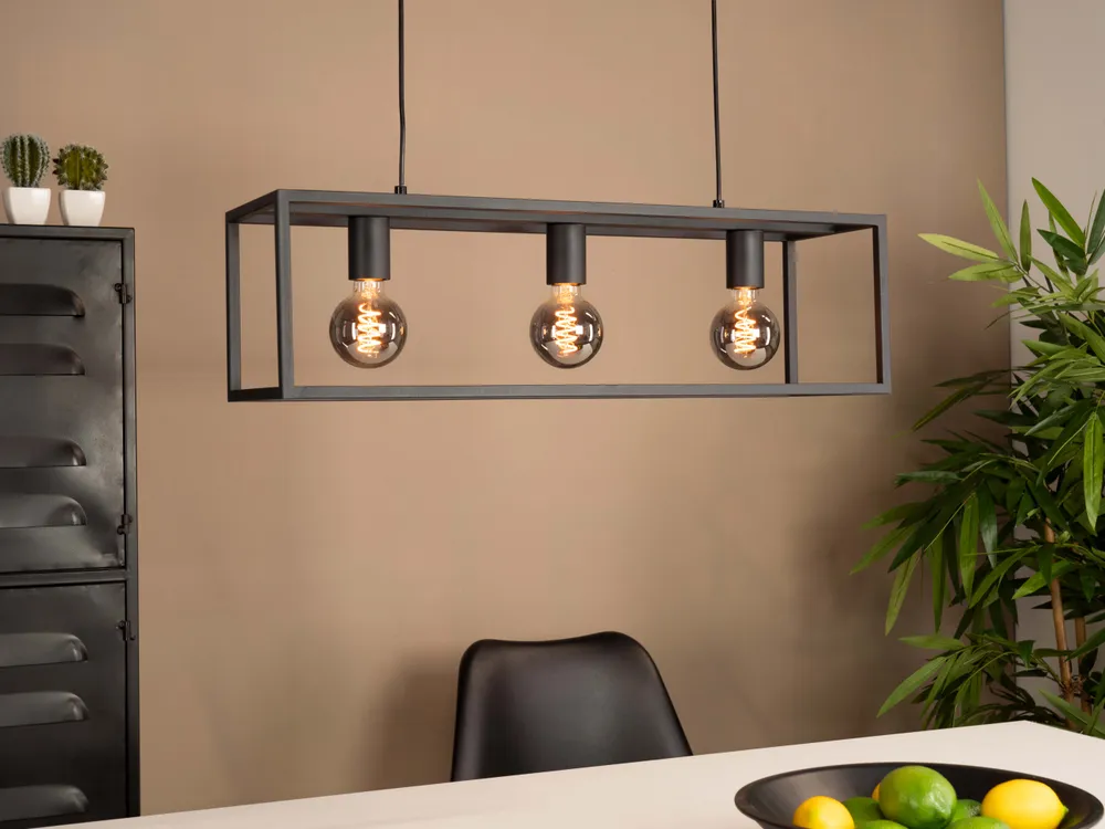 EGLO hanglamp Eldrick - e27 - 70 cm - zwart
