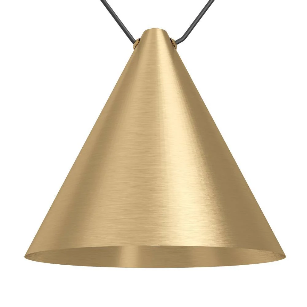 EGLO hanglamp Narices 1 - e27 - 173 cm - goud/zwart - staal