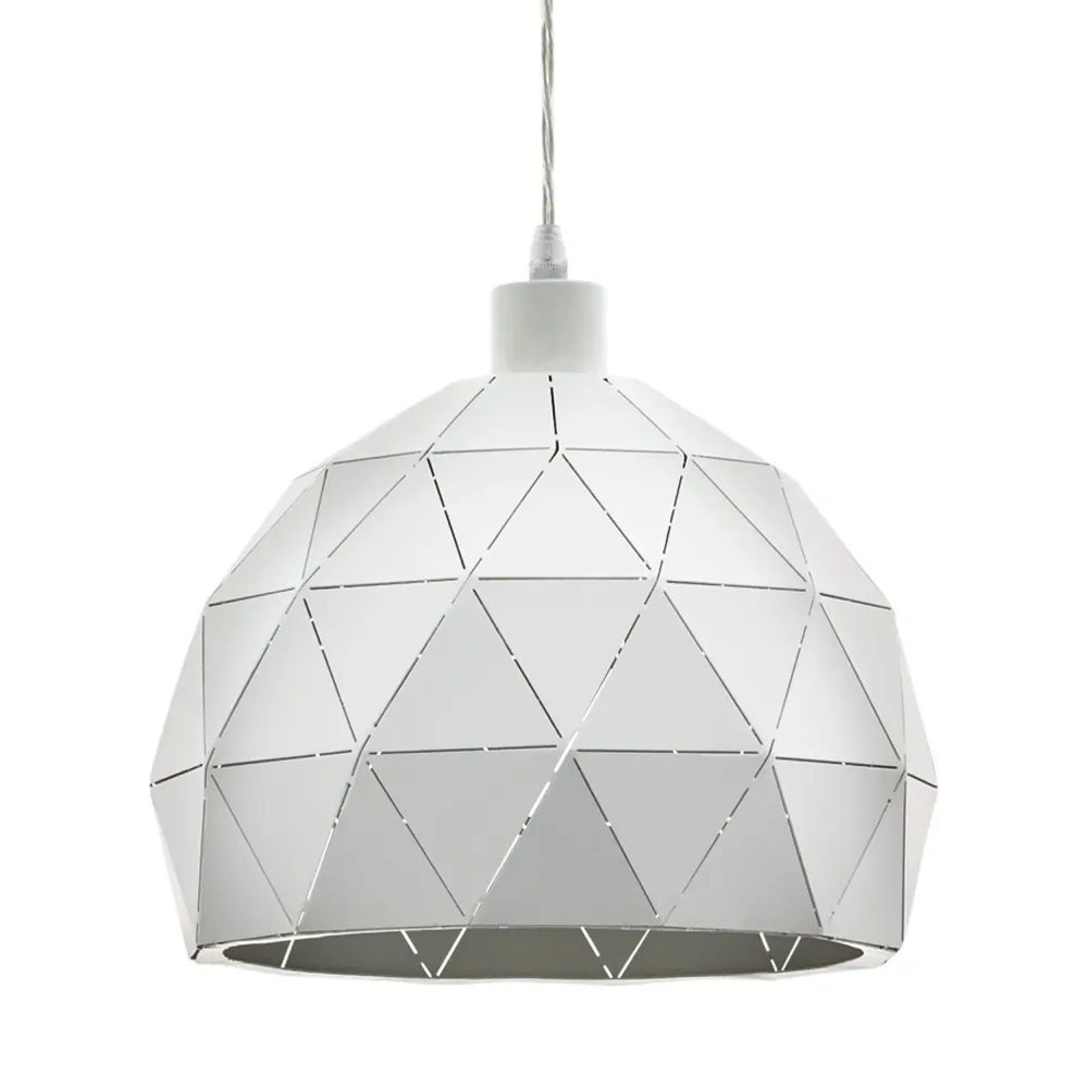 EGLO hanglamp Roccaforte - e27 - ø 30 cm - wit
