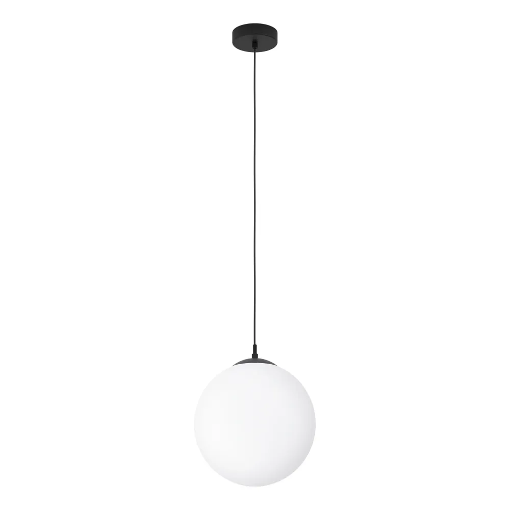 EGLO hanglamp Rondo 3 - e27 - ø 30 cm - zwart/wit