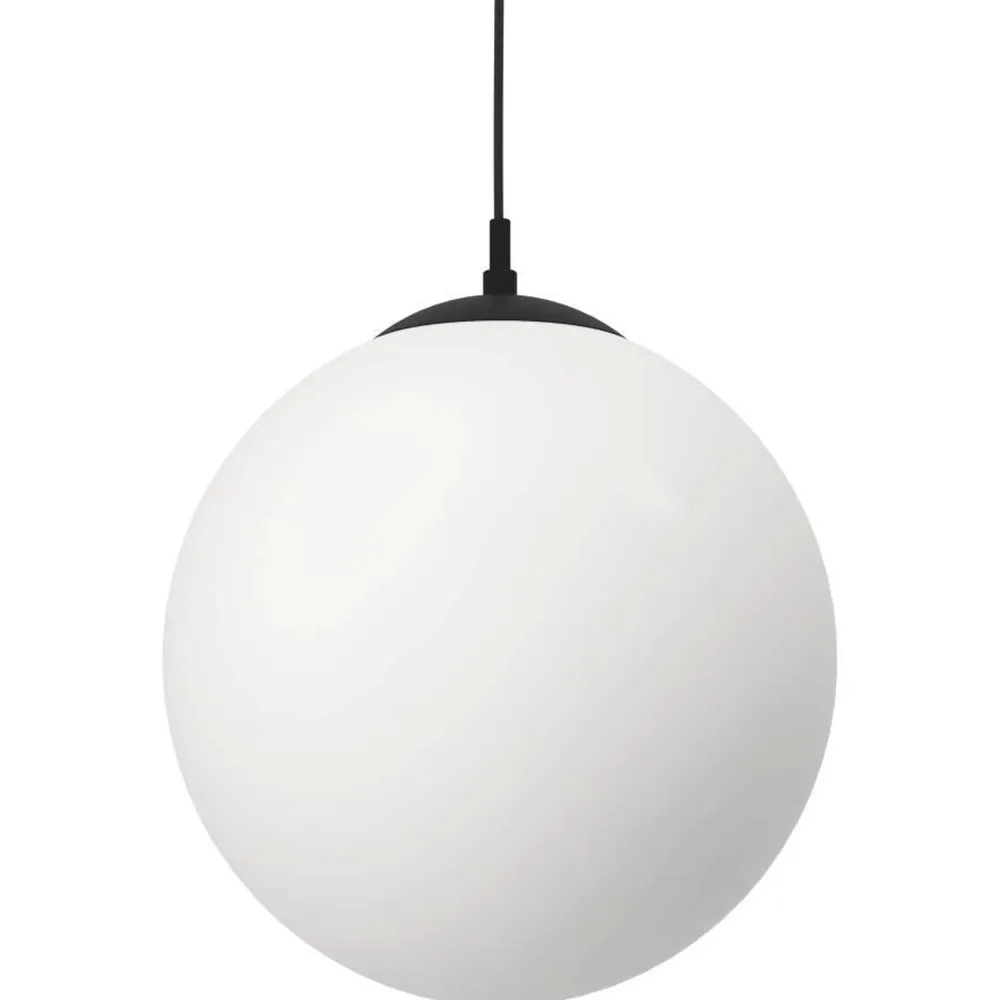 EGLO hanglamp Rondo 3 - e27 - ø 30 cm - zwart/wit