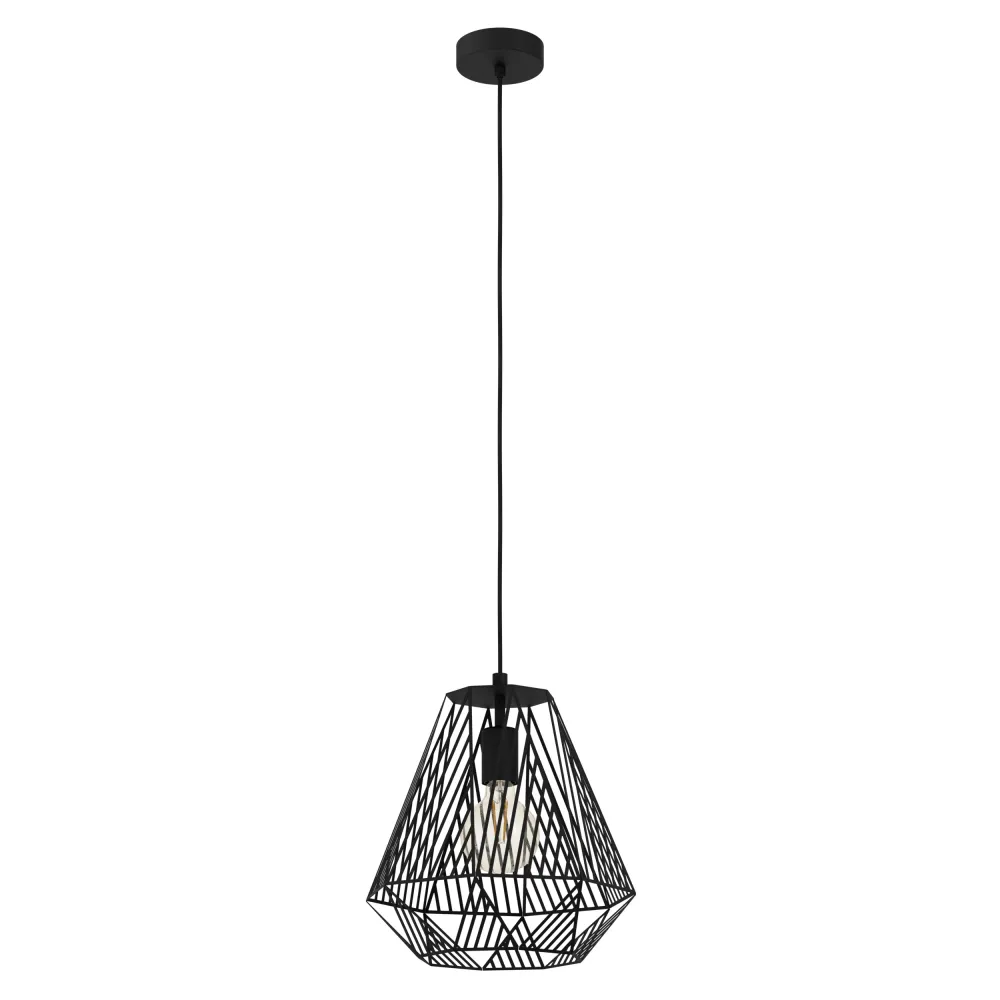 EGLO hanglamp Stype - e27 - ø 33 cm - zwart