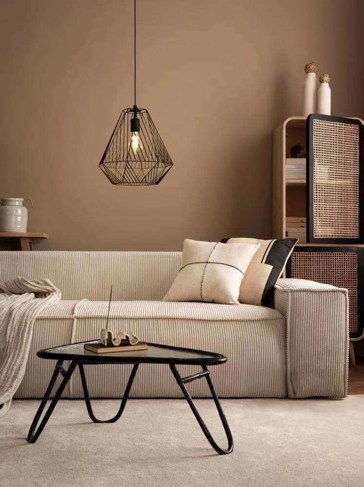 EGLO hanglamp Stype - e27 - ø 33 cm - zwart