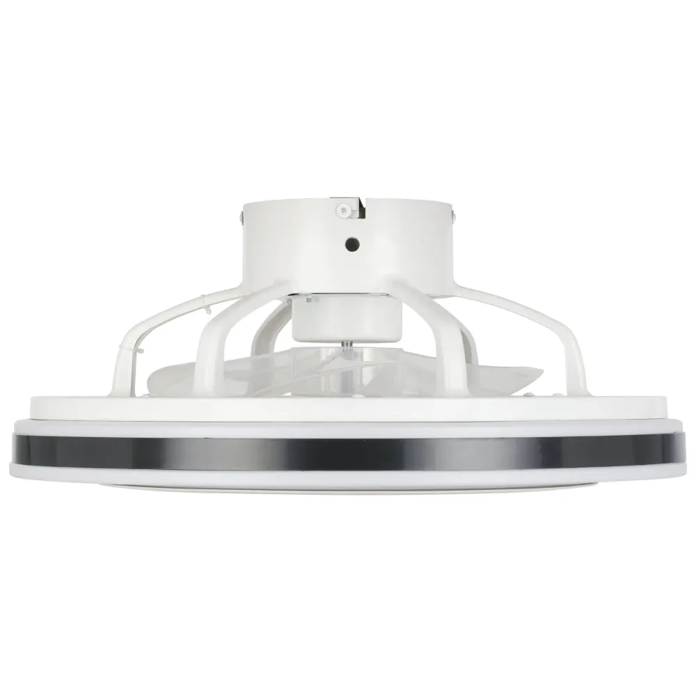 EGLO plafondlamp met ventilator Bilinga - ac led-cct - wit/zwart