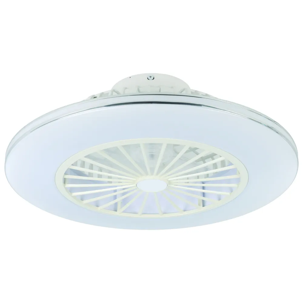 EGLO plafondlamp met ventilator Lovisca - ac led-cct - wit