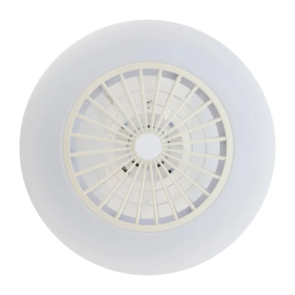 EGLO plafondlamp met ventilator Lovisca - ac led-cct - wit