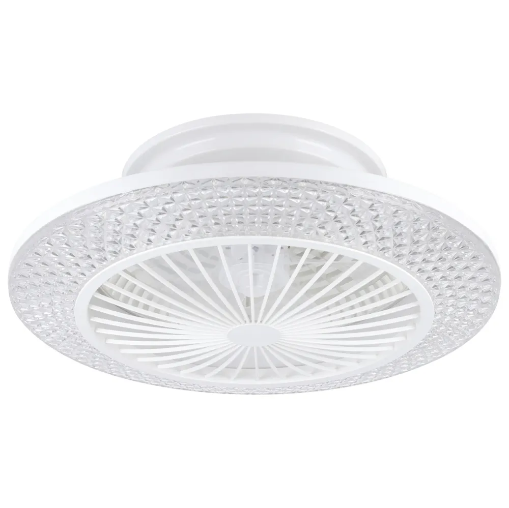 EGLO plafondventilator met lamp Manzanilla
