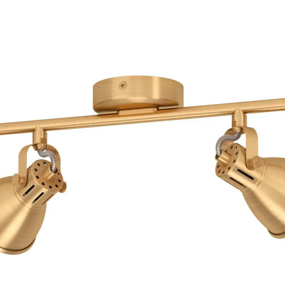 EGLO spot Seras - gu10 - 4 lichts - 77 cm - goud