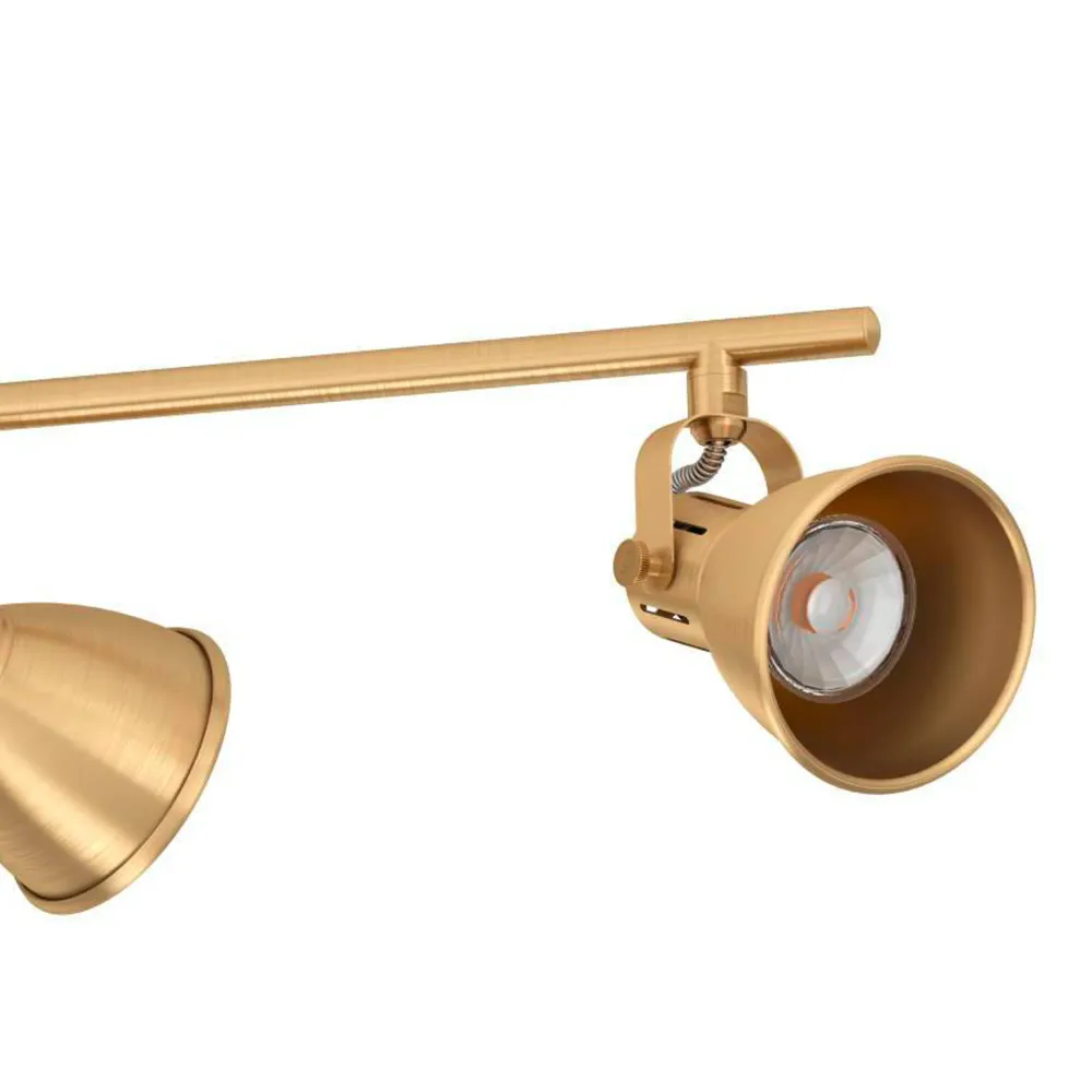 EGLO spot Seras - gu10 - 4 lichts - 77 cm - goud
