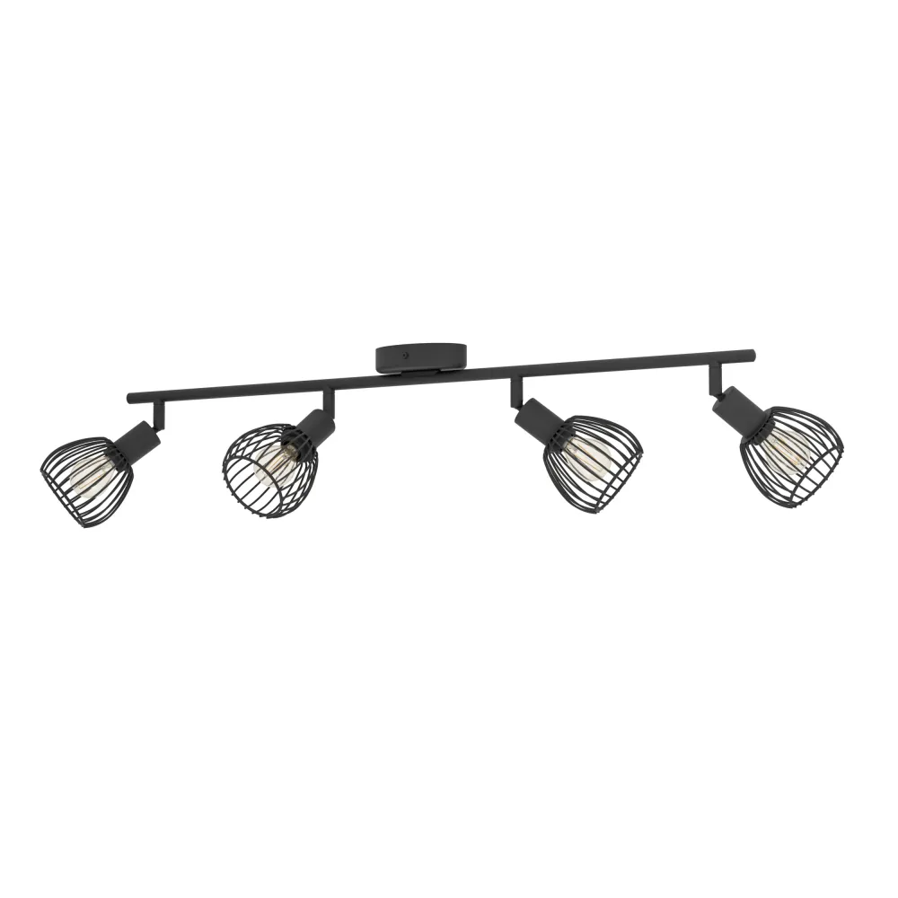 EGLO spot Sonnino - e14 - 78 cm - zwart