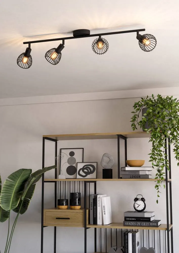 EGLO spot Sonnino - e14 - 78 cm - zwart